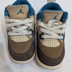 Nike Air Jordan 4 Retro Cacao Boys Size 7C Athletic Shoes Sneakers FB2213-200